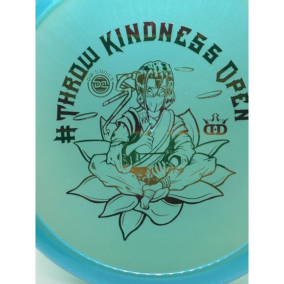 NEW Dynamic Discs 174g Sockibomb Slammer Lucid-X THROW KINDNESS Open Blue - Picture 2 of 6